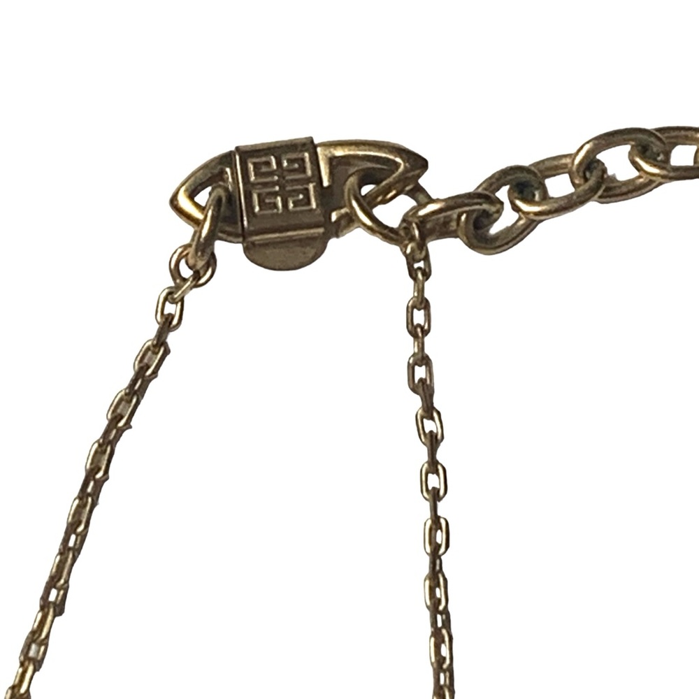 GIVENCHY Designer Gold Plated Cubic Zirconia Crystal Woman’s Necklace Luxury - Picture 6 of 12